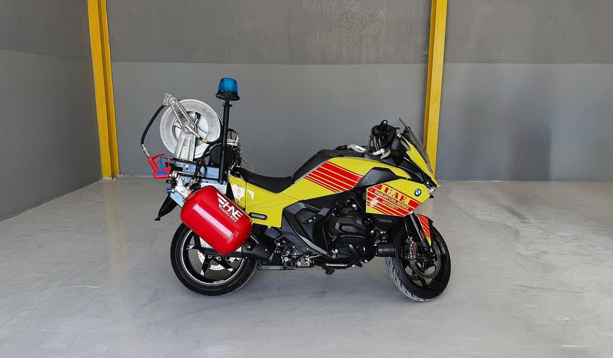 Sharjah introduces rapid response firefighting motorcycles to beat traffic
